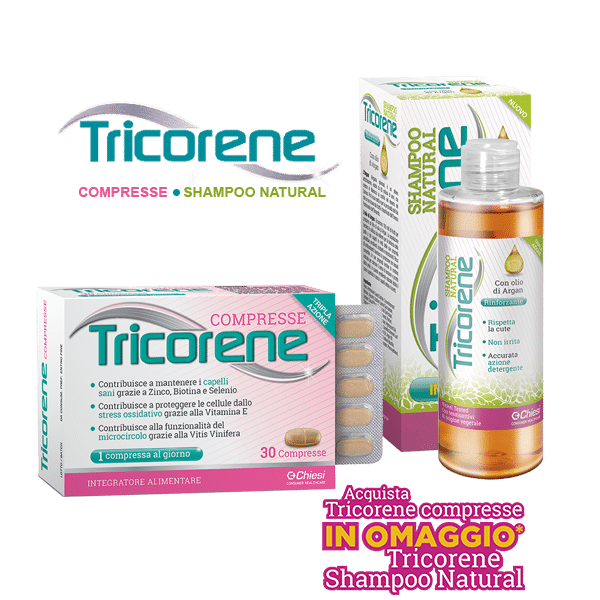 Tricorene compresse - shampoo Olio Natural